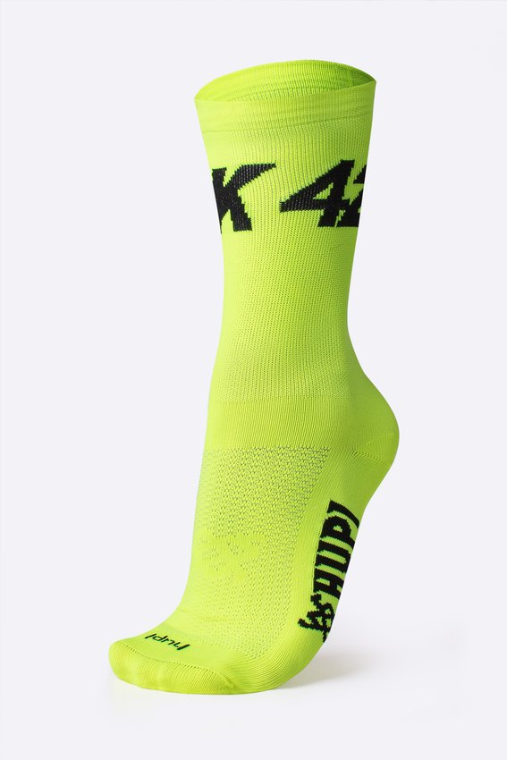 Meia HUPI 42k Ultra Amarelo Neon