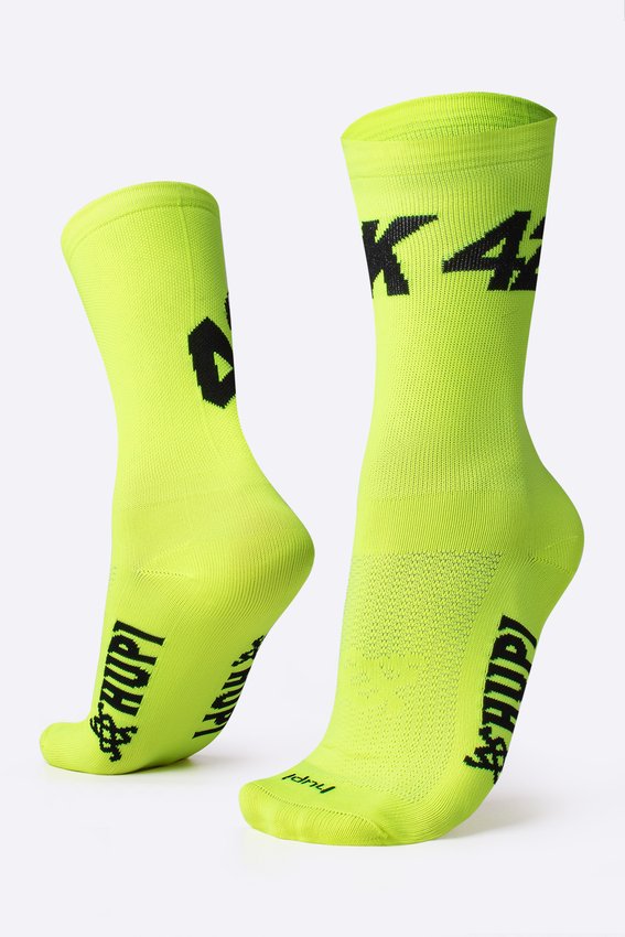 Meia HUPI 42k Ultra Amarelo Neon