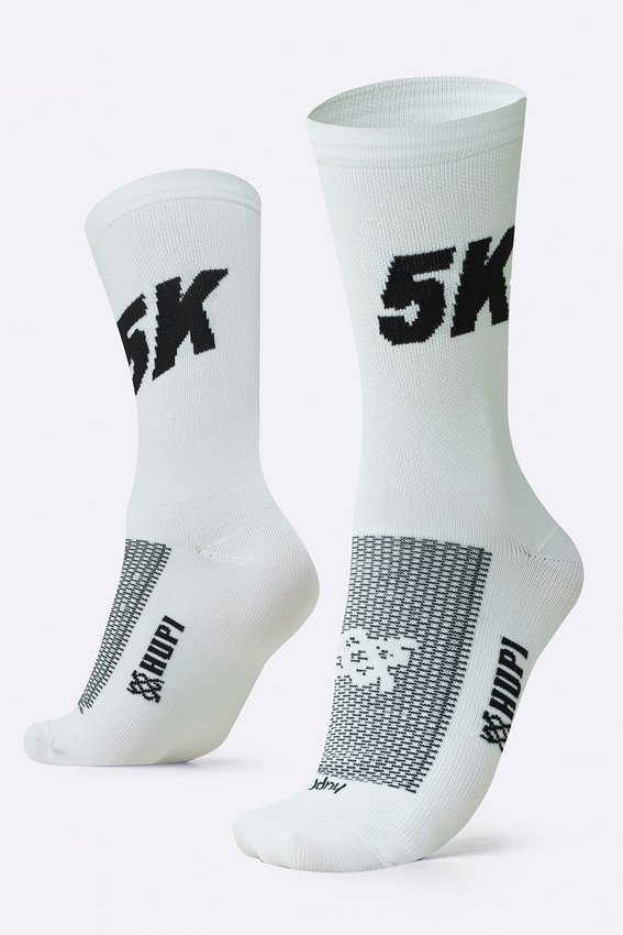 Meia HUPI 5K Branco