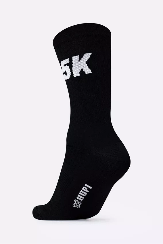 Meia HUPI 5K Preto - LT para pés menores 34-38