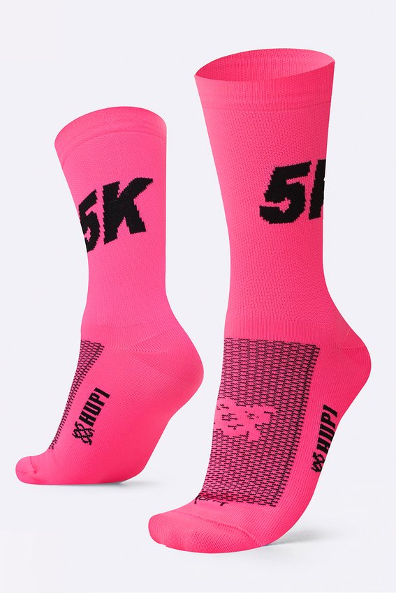 Meia HUPI 5K Rosa