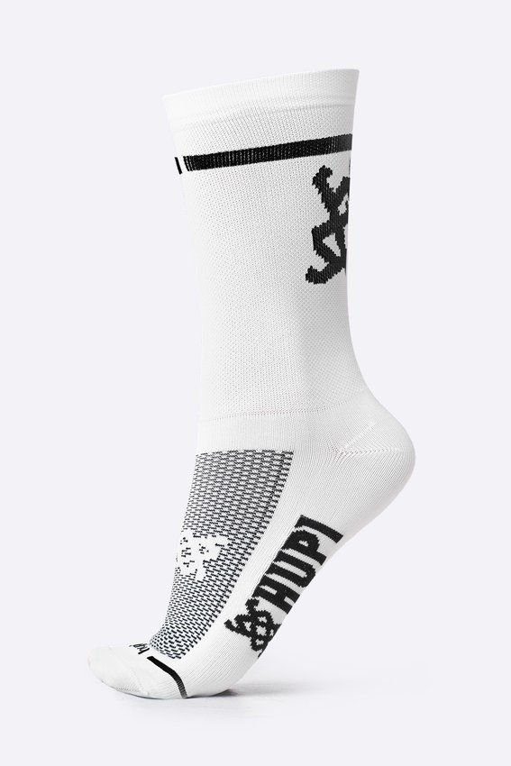 Meia HUPI Big Sun Branco 