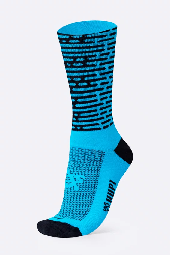 Meia HUPI Biometria Azul
