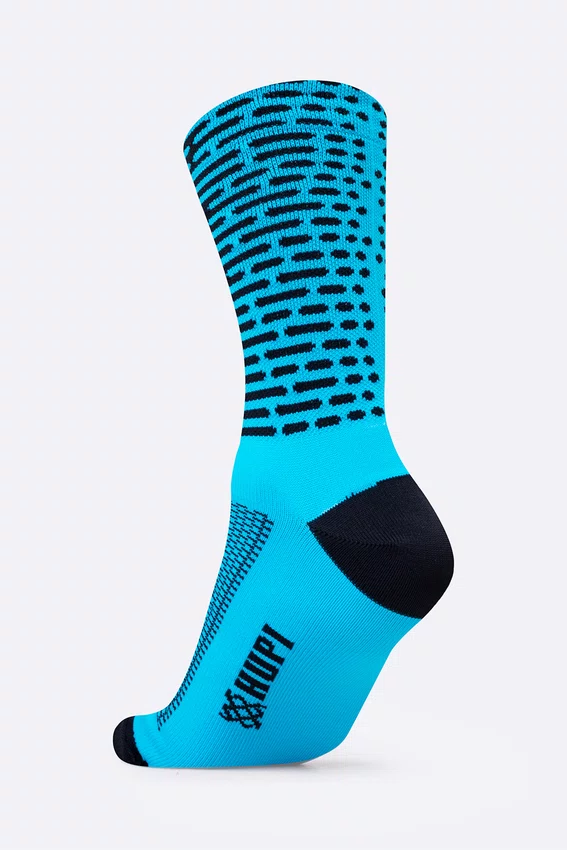 Meia HUPI Biometria Azul