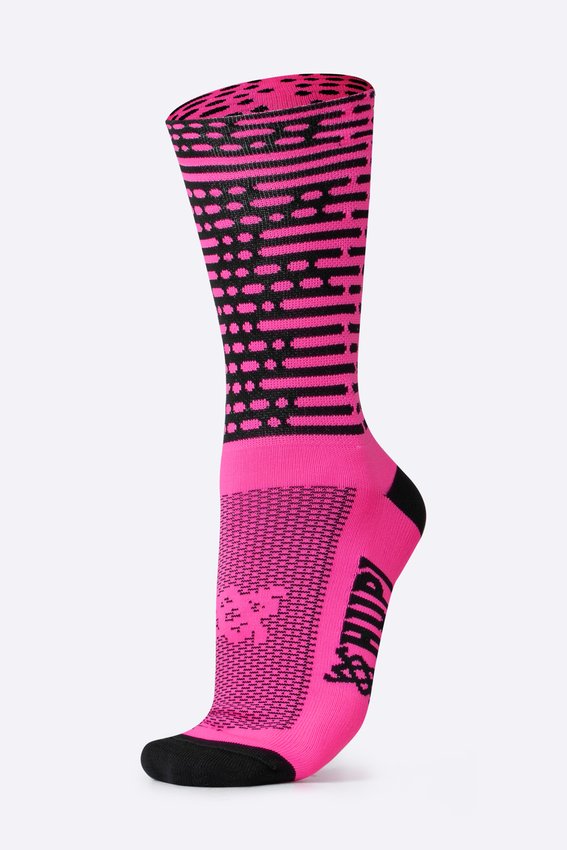 Meia HUPI Biometria Rosa
