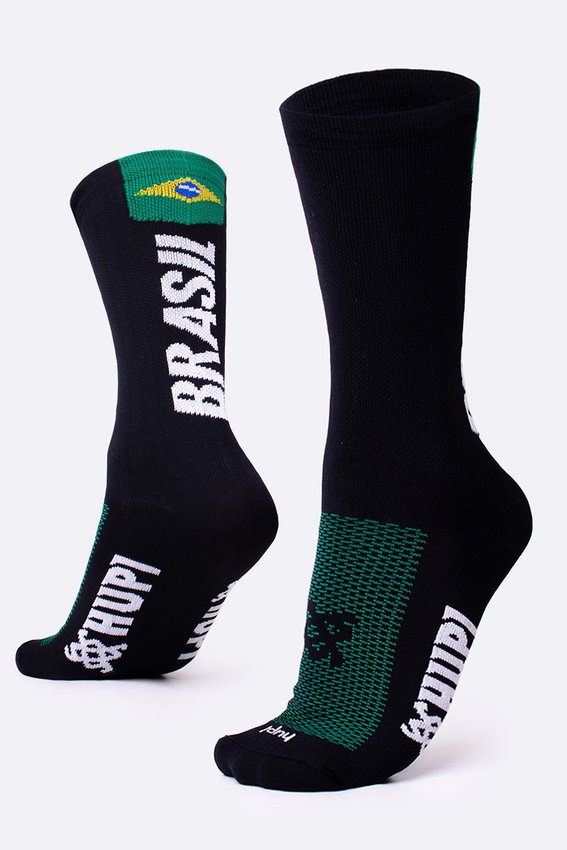 Meia HUPI Brasil 1.0 Preto