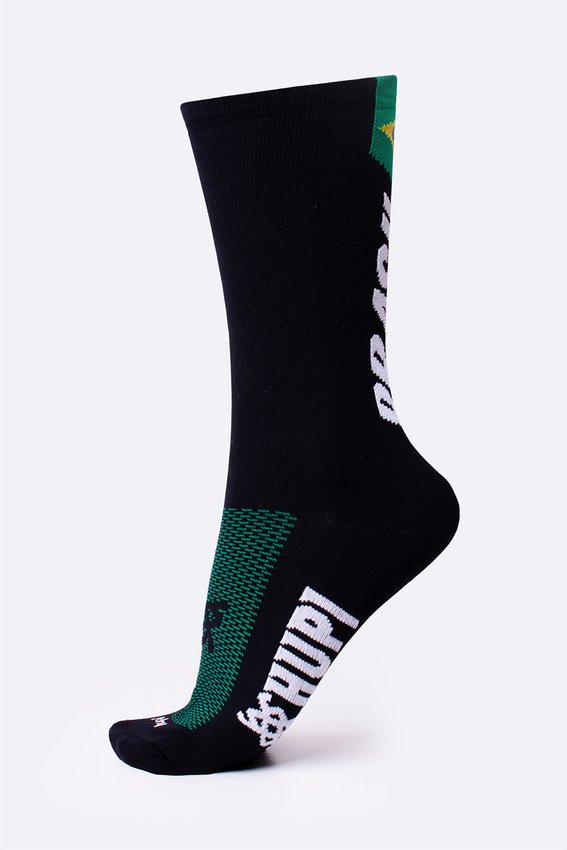 Meia HUPI Brasil 1.0 Preto