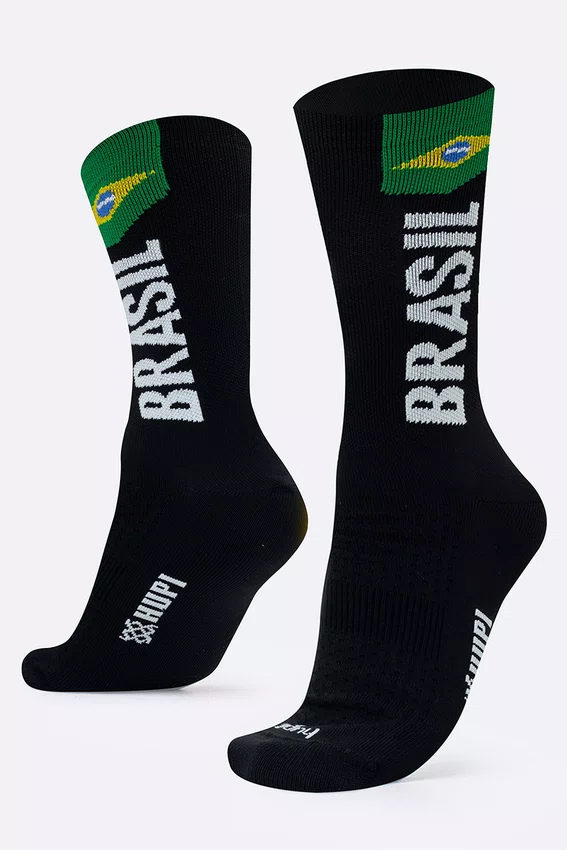 Meia HUPI Brasil 6.0 Preto