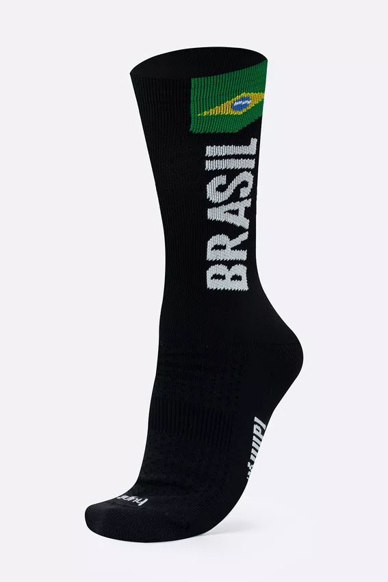 Meia HUPI Brasil 6.0 Preto