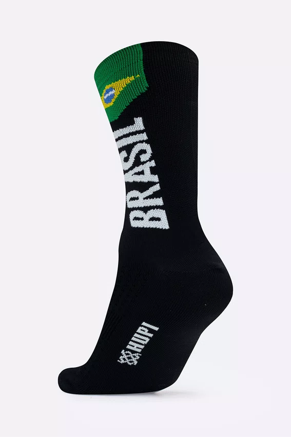 Meia HUPI Brasil 6.0 Preto