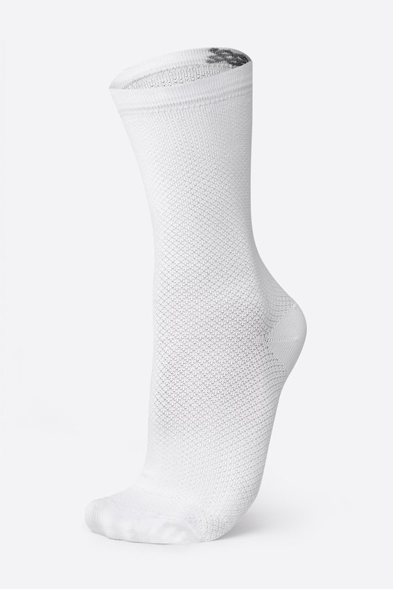 Meia HUPI Carbono Branco