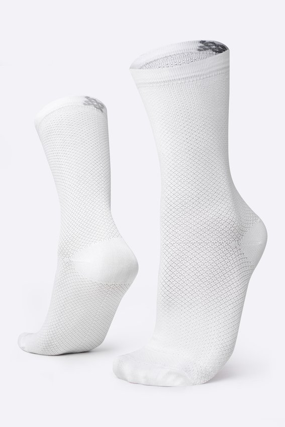 Meia HUPI Carbono Branco