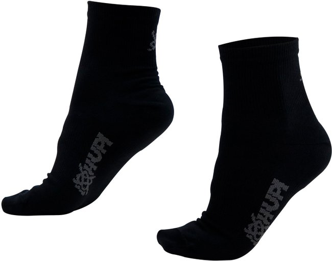 Meia HUPI Casual Cano Curto Algodão Preto