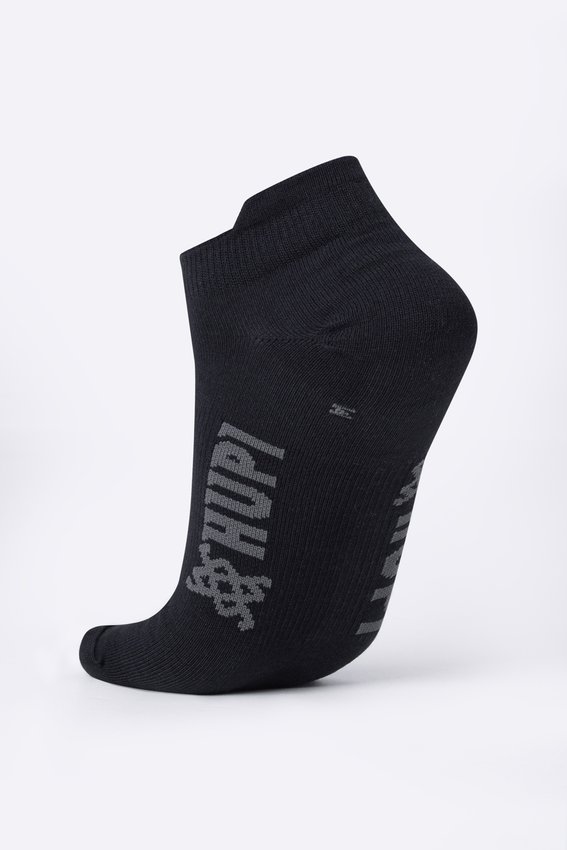 Meia HUPI Casual Invisível Algodão Preto