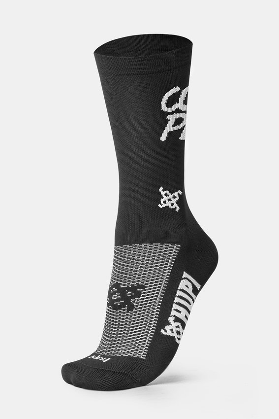 Meia HUPI Coffee Please Preto Plus (42 a 46)