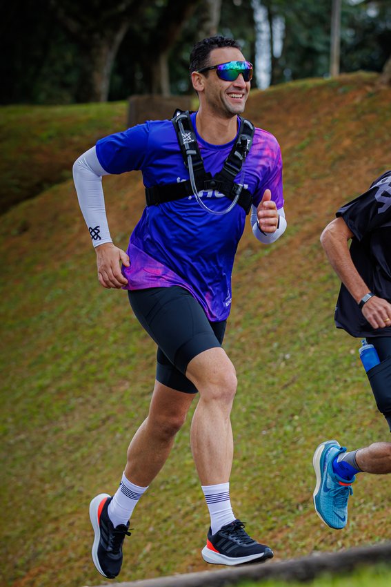 Meia HUPI Corrida 21K Split Branco