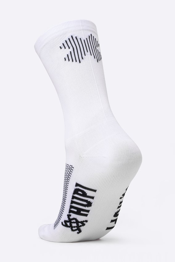 Meia HUPI Double X Branco