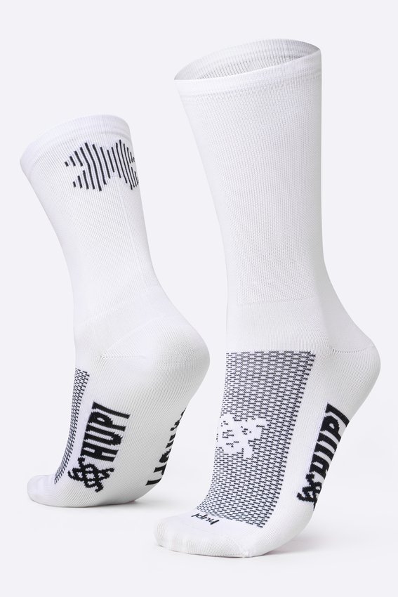 Meia HUPI Double X Branco