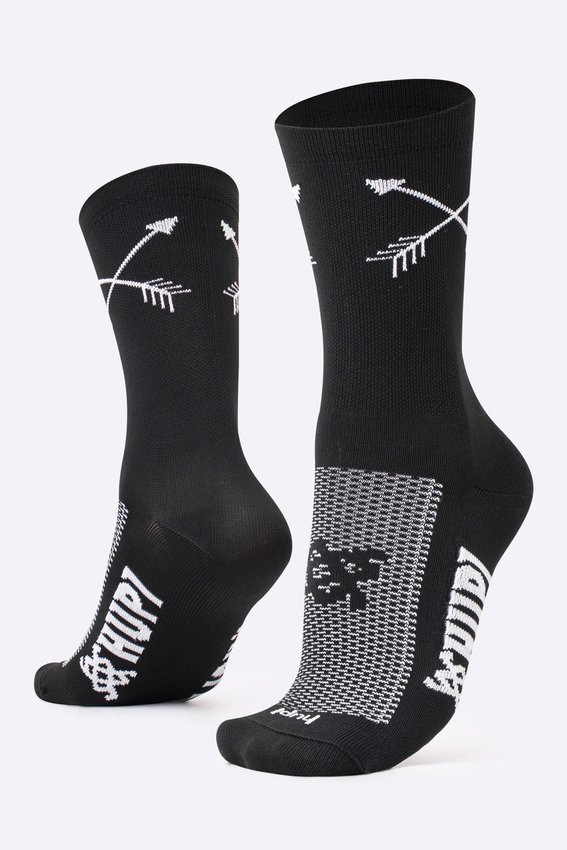 Meia HUPI Flecha Preto