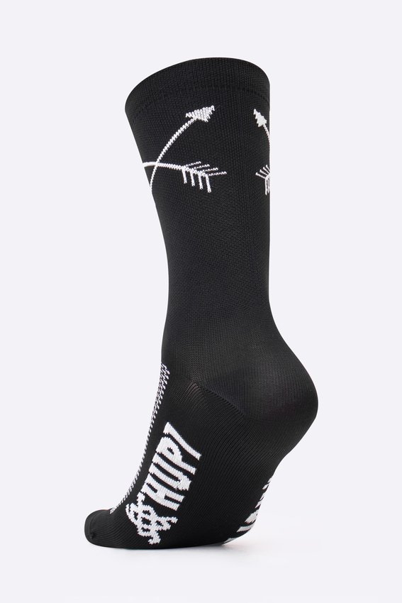 Meia HUPI Flecha Preto