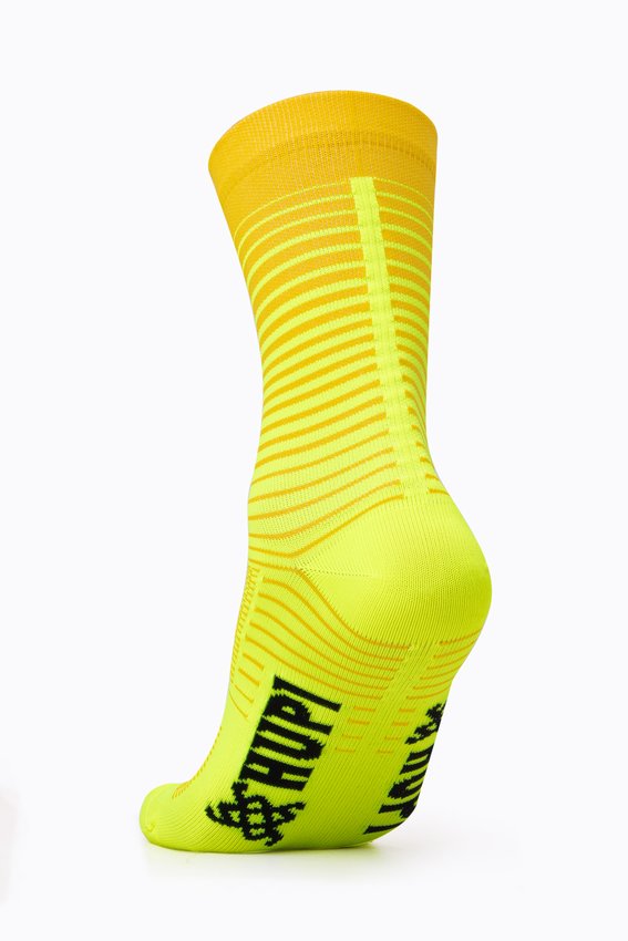 Meia HUPI Hyperline Amarelo Neon