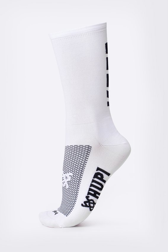 Meia HUPI Keep Running Branco - Plus 42 ao 46