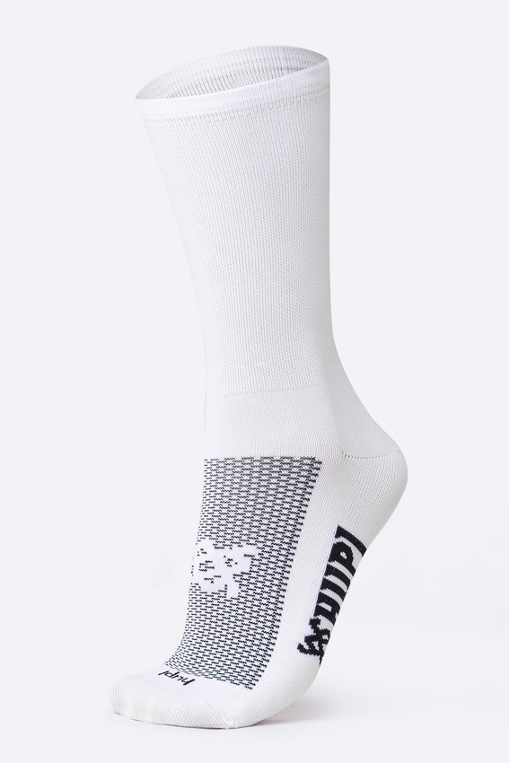 Meia HUPI Keep Running Branco - Plus 42 ao 46