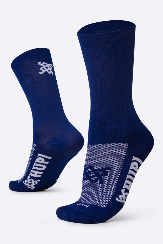 Meia HUPI Lisa Azul Marinho - LT para pés menores 34-38