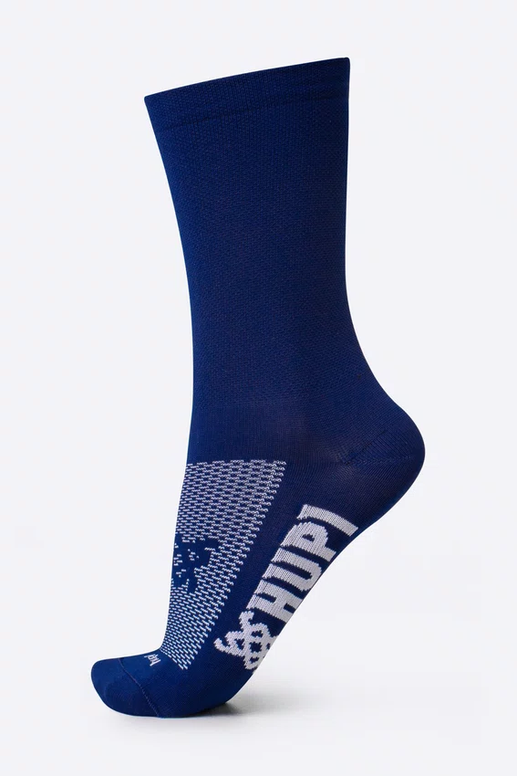 Meia HUPI Lisa Azul Marinho - Tamanho Plus 42-46