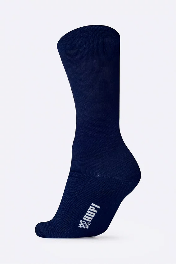 Meia HUPI Lisa Azul Marinho - Tamanho Plus 42-46