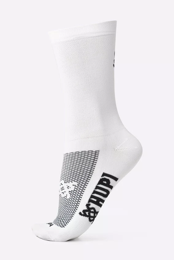 Meia HUPI Lisa Branco - Tamanho Plus 42-46