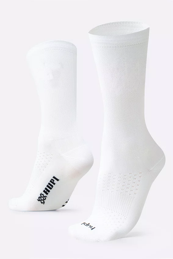Meia HUPI Lisa Branco - Tamanho Plus 42-46