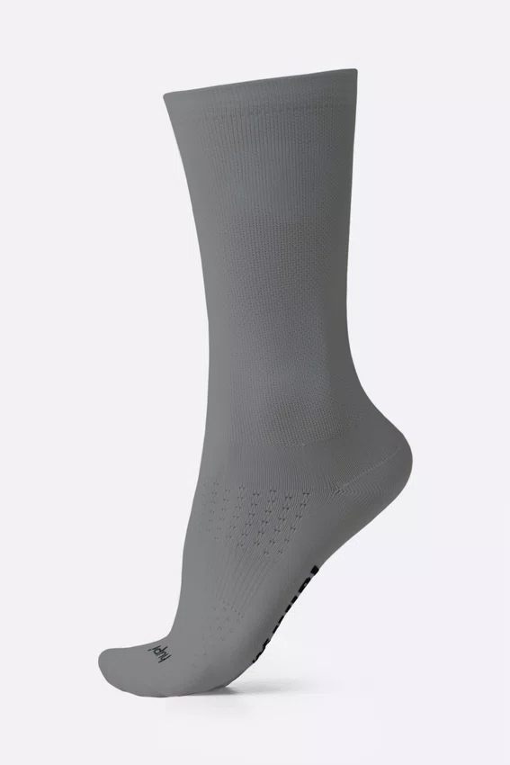 Meia HUPI Lisa Cinza Nardo - Tamanho Plus 42-46