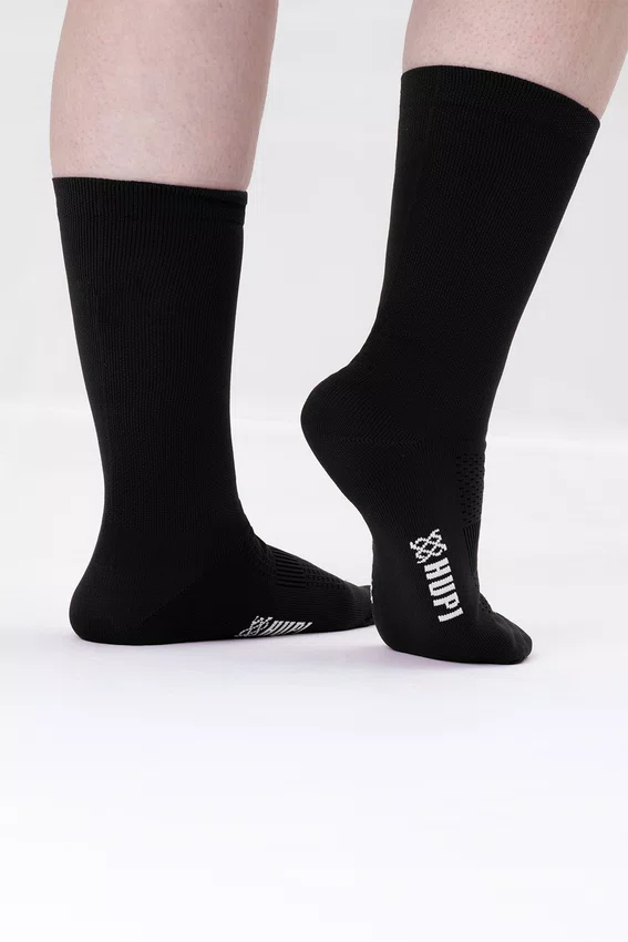 Meia HUPI Lisa Preta - Tamanho Plus 42-46