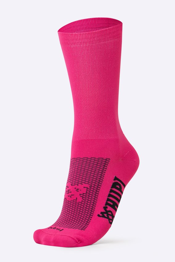Meia HUPI Lisa Rosa Magenta