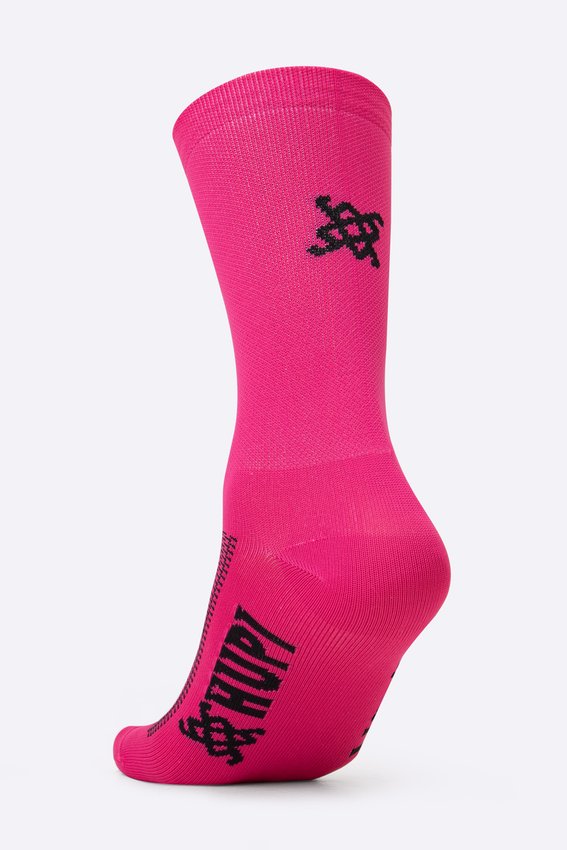Meia HUPI Lisa Rosa Magenta