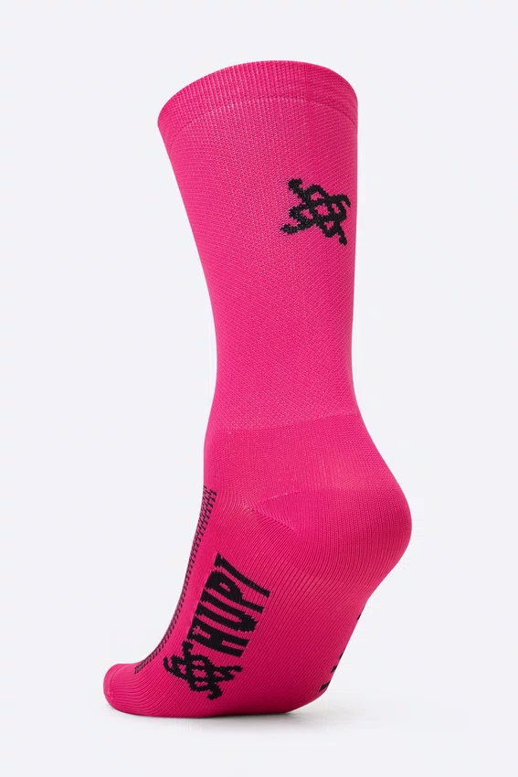 Meia HUPI Lisa Rosa Magenta - LT para pés menores 34-38