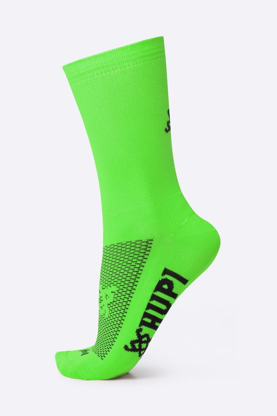 Meia HUPI Lisa Verde - LT para pés menores 34-38