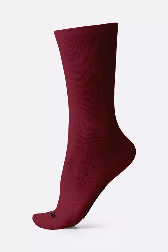 Meia HUPI Lisa Vinho Merlot - Tamanho Plus 42-46