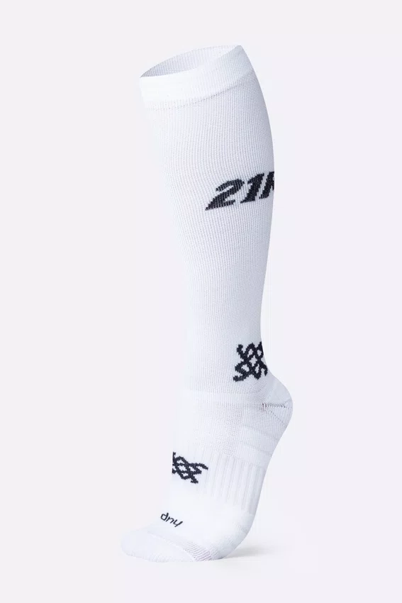 Meia HUPI Longa 21k Branco