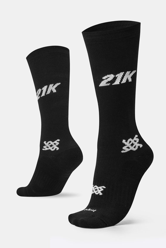 Meia HUPI Longa 21k Preto