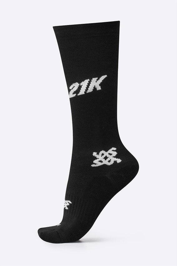 Meia HUPI Longa 21k Preto