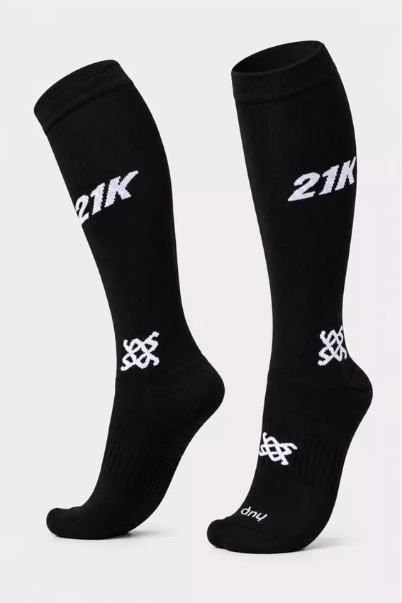 Meia HUPI Longa 21k Preto