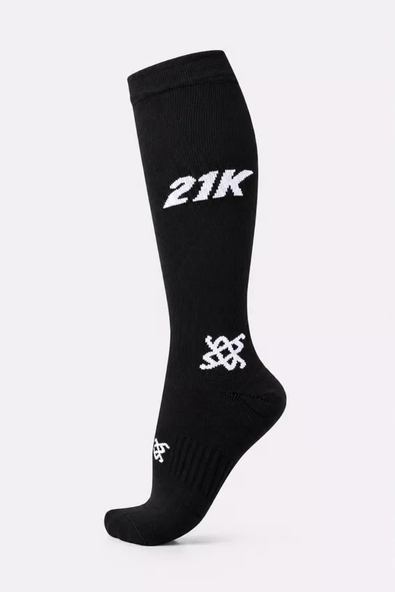 Meia HUPI Longa 21k Preto