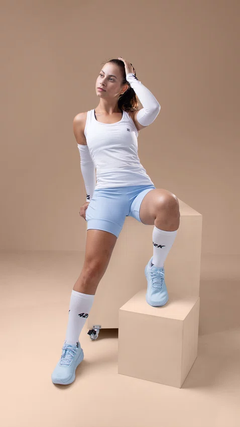 Meia HUPI Longa 42k Branco