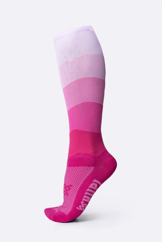 Meia HUPI Longa Colors Rosa