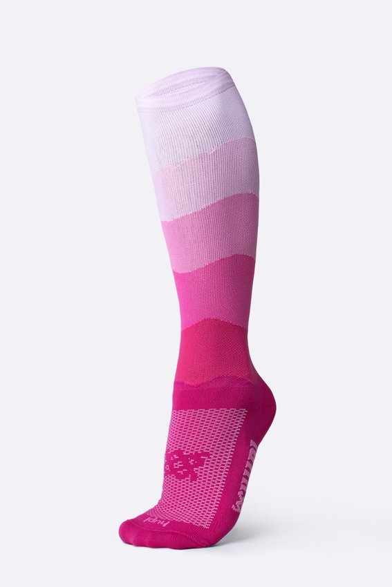 Meia HUPI Longa Colors Rosa