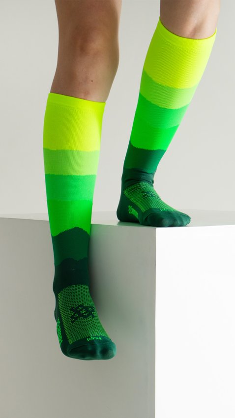 Meia HUPI Longa Colors Verde