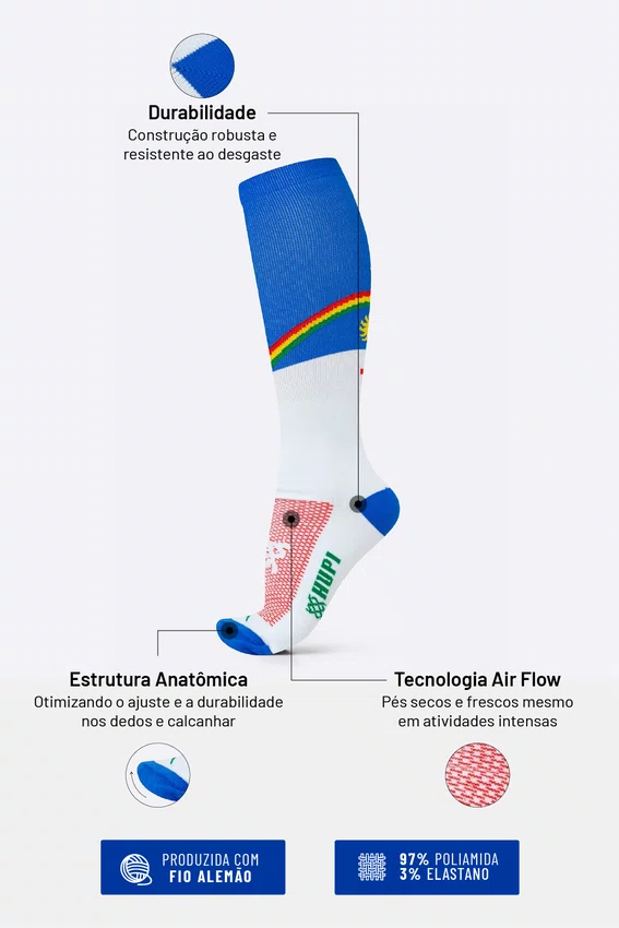 Meia HUPI Longa Pernambuco