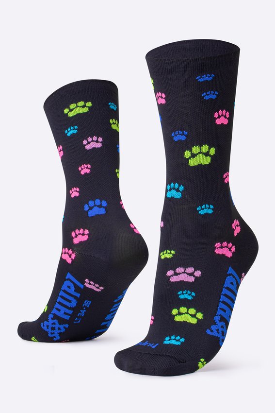 Meia HUPI Love Pets Colors - LT para pés menores 34-38